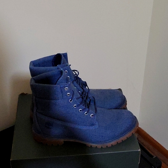 Timberland Other - 🔥TIMBERLAND SIZE 10.5 BLUE JEAN BOOT